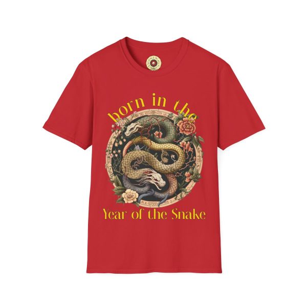Born in the Year of the Snake Red T-Shirt - Image 2