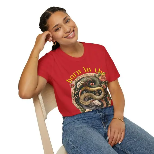 Born in the Year of the Snake Red T-Shirt - Image 7
