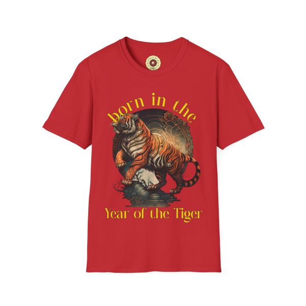 Born in the Year of the Tiger Red T-Shirt - Image 2