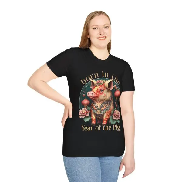 Born in the Year of the Pig T-Shirt - Image 5