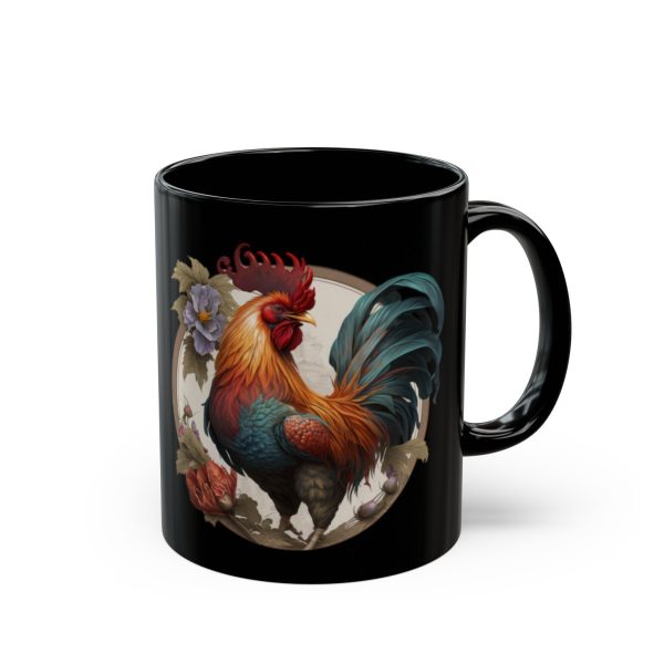 Black Cancer Rooster Mug - Image 7