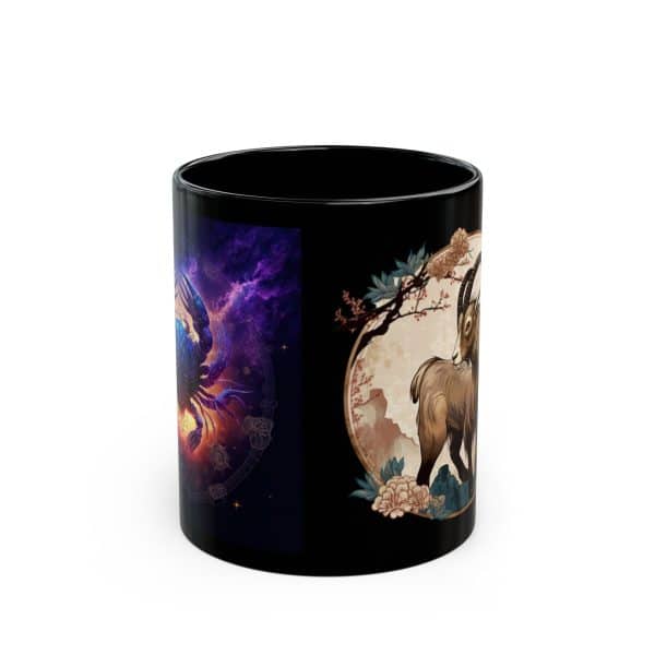 Black Cancer Goat Mug - Image 5