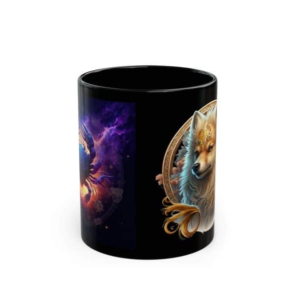 Black Cancer Dog Mug - Image 7
