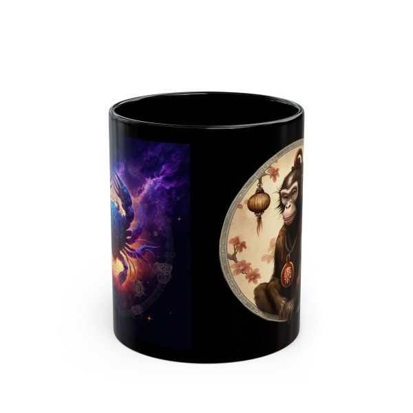 Black Cancer Monkey Mug - Image 5