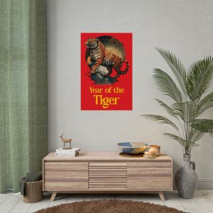 Year of the Tiger Red Posters