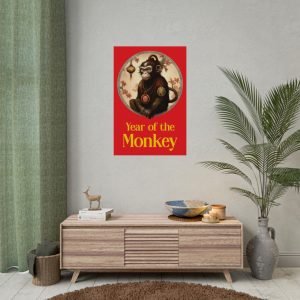 Year of the Monkey Red Posters