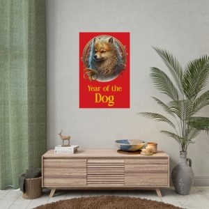 Year of the Dog Red Posters