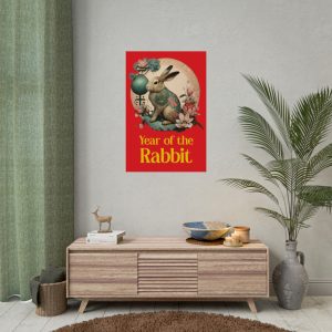 Year of the Rabbit Red Posters