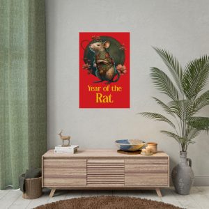 Year of the Rat Red Posters