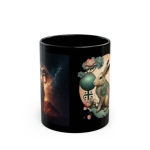 aries rabbit mug