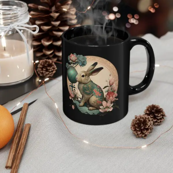 scorpio rabbit mug