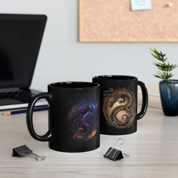 scorpio dragon mug