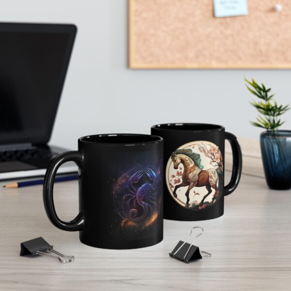 scorpio horse mug