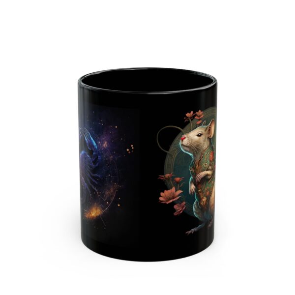 Black Scorpio Rat Mug - Image 2