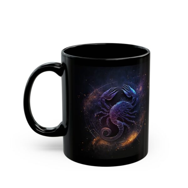 Black Scorpio Tiger Mug - Image 3