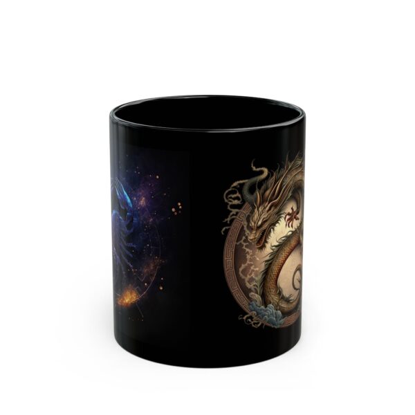Black Scorpio Dragon Mug - Image 2