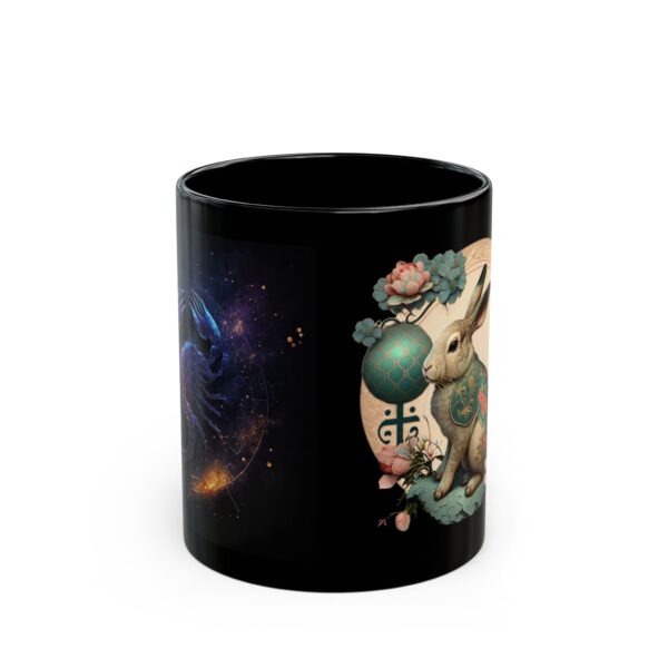 Black Scorpio Rabbit Mug - Image 2