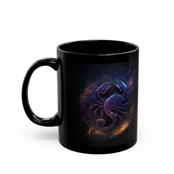 Black Scorpio Dragon Mug - Image 3
