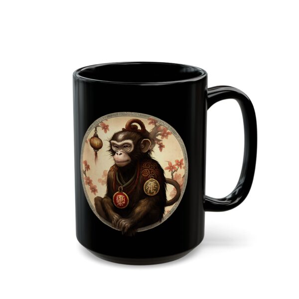 Black Scorpio Monkey Mug - Image 5