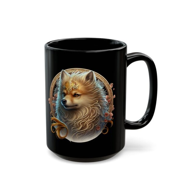 Black Scorpio Dog Mug - Image 5