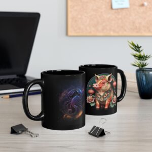 scorpio pig mug