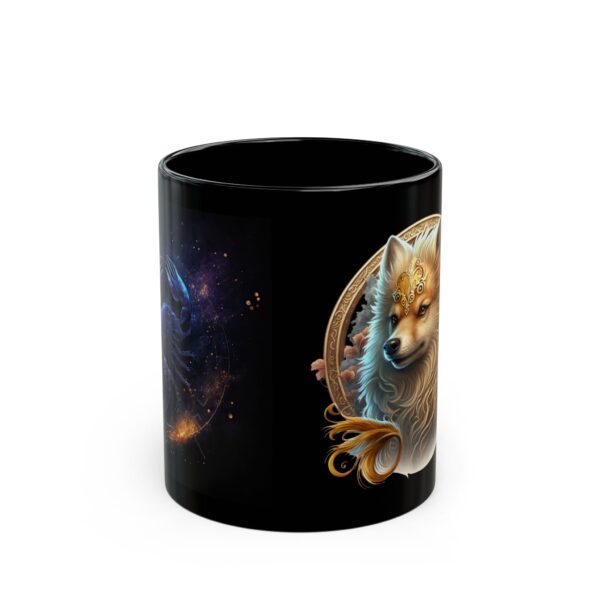 Black Scorpio Dog Mug - Image 2