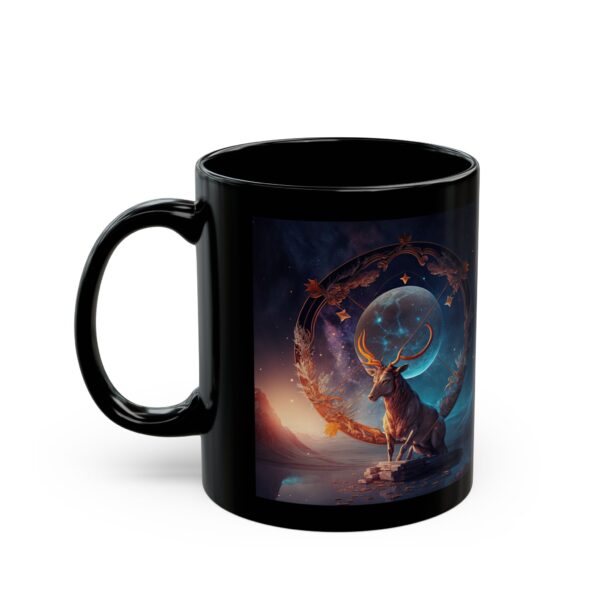 Black Sagittarius Rat Mug - Image 3