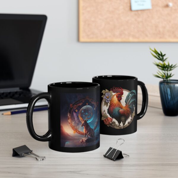sagittarius rooster mug