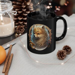 scorpio dog mug
