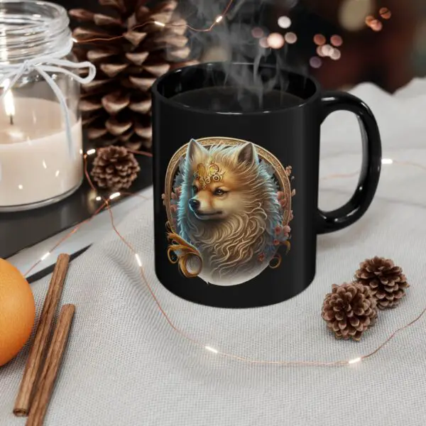 scorpio dog mug