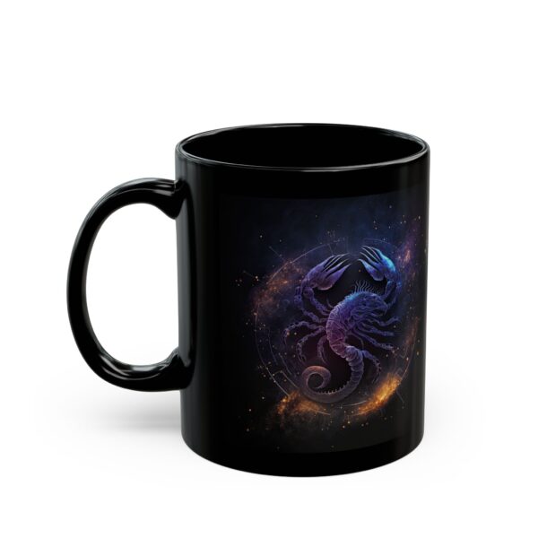 Black Scorpio Pig Mug - Image 3