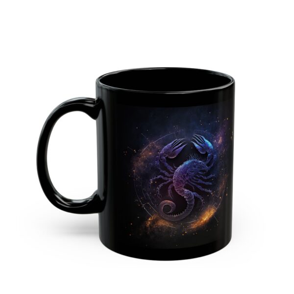 Black Scorpio Rooster Mug - Image 3